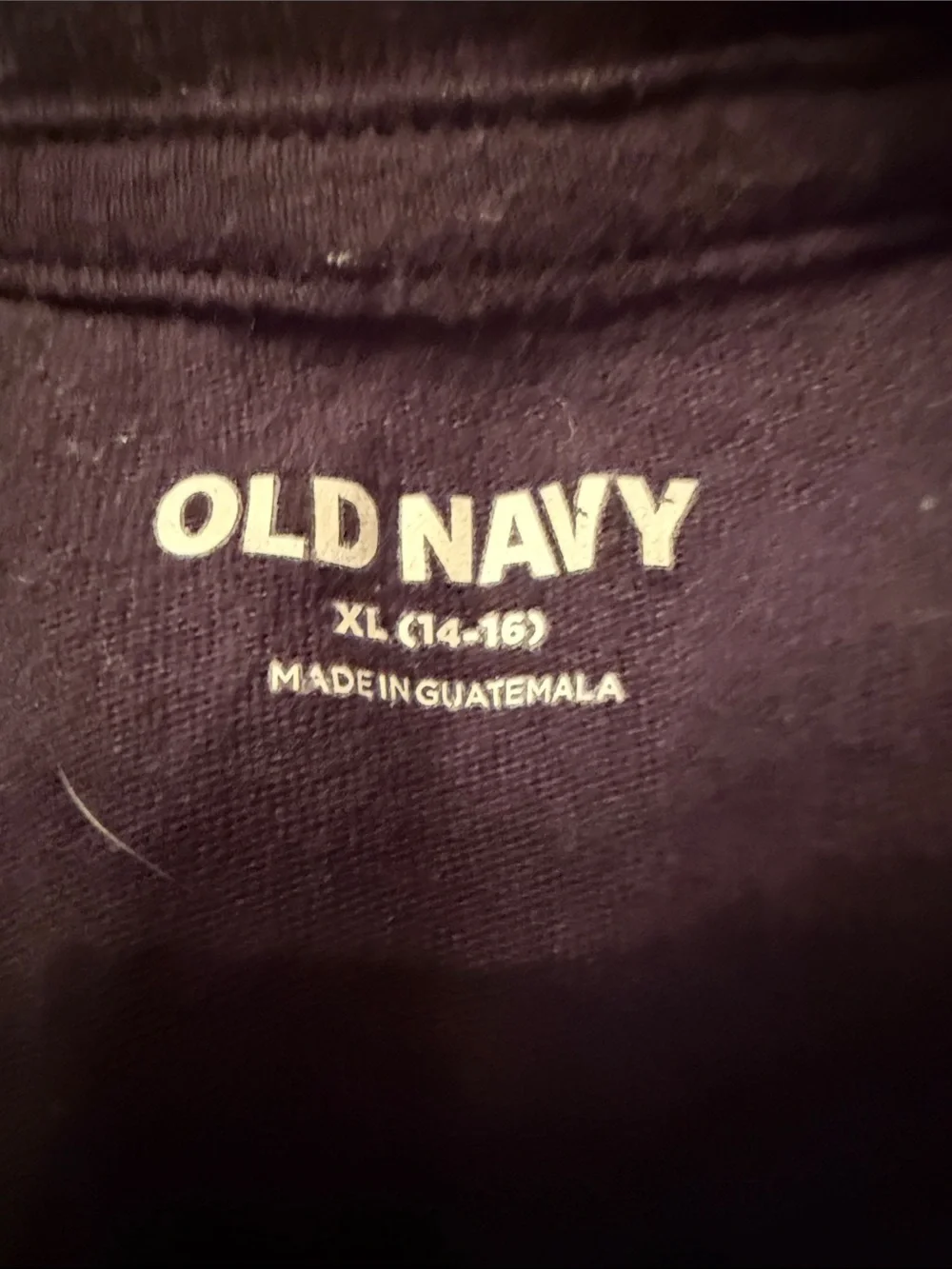 Old Navy Black Long-Sleeve Tee with Colorful Minecraft‎ Characters Size XL 14-16